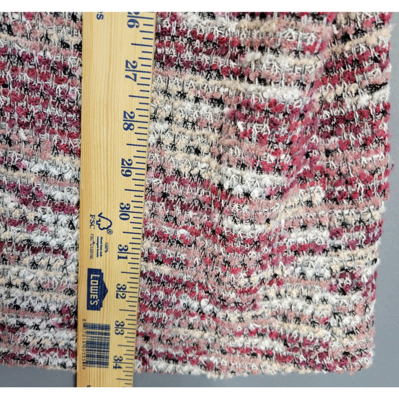 Lane Bryant Cardigan Sweater Women 14/16 Cranberry Open Front Duster Knit Boho - Picture 6 of 12